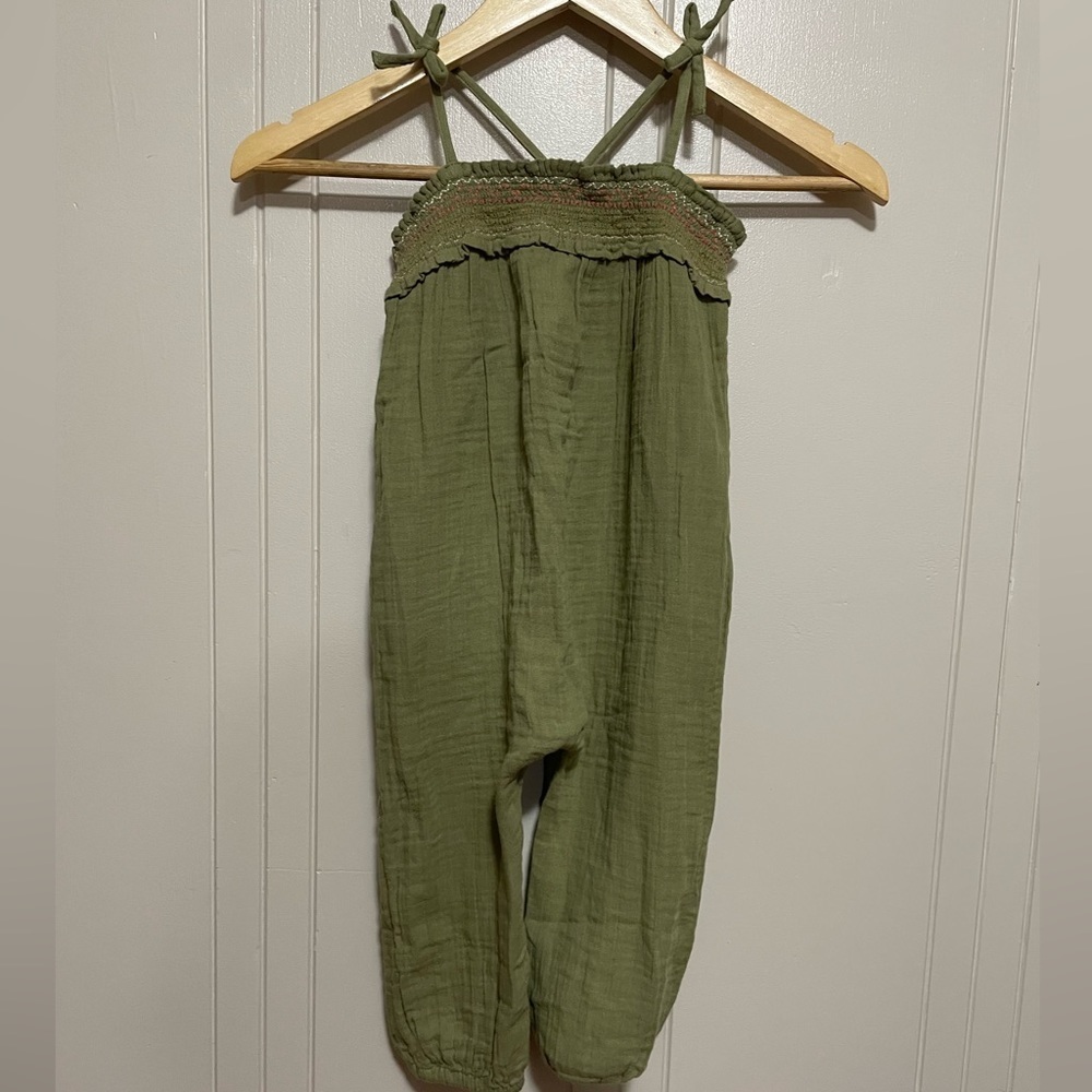 Old Navy olive green romper